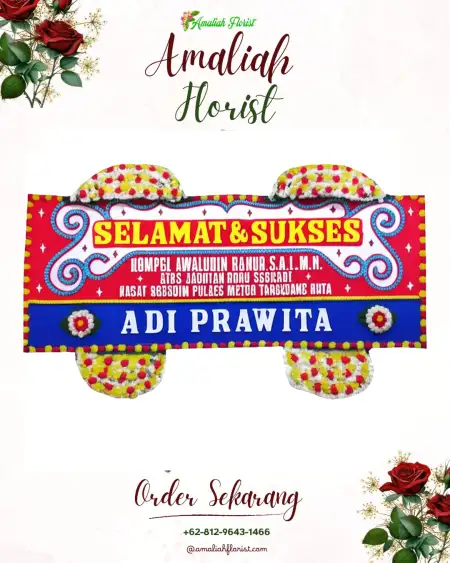 Papan Bunga Ucapan Selamat Terminal Kampung Rambutan