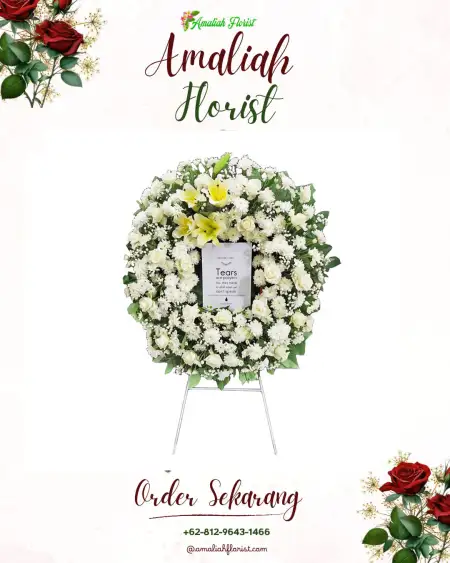 Krans Bunga Duka Terminal Kampung Rambutan