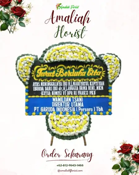 Papan Bunga Duka Terminal Kampung Rambutan